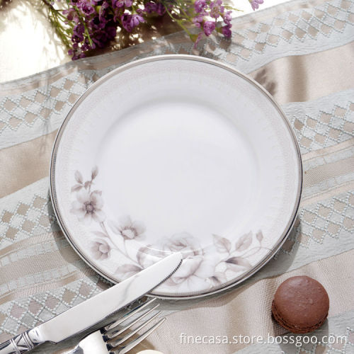 15years manufacture new design super white 20PCS porcelain dinner set